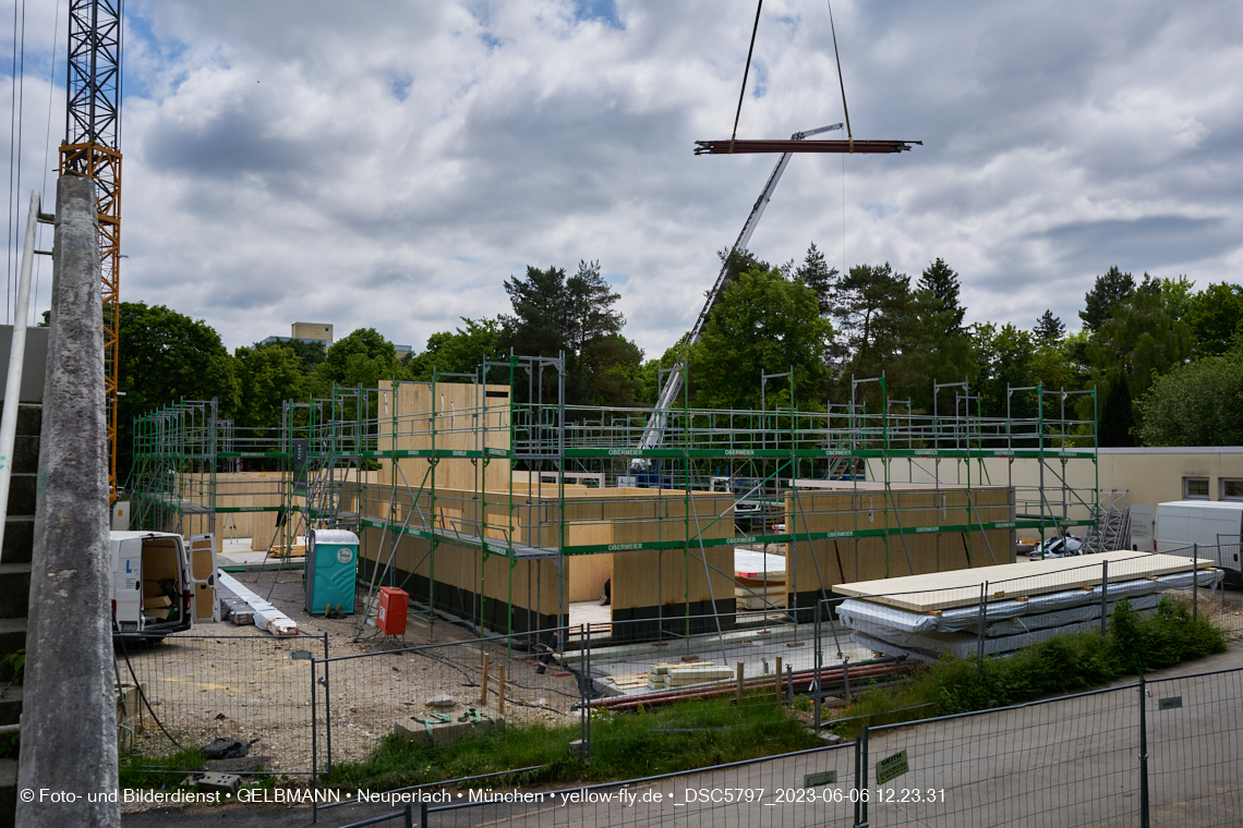 06.06.2023 - Neue Wände für das Haus für Kinder in Neuperlach in München